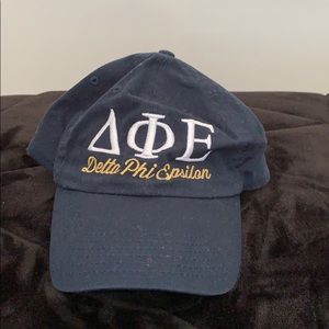DphiE Designs Delta Phi Epsilon Embroidered Hat